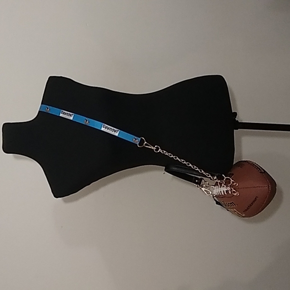 HANDMADE Football Purse (JACKSONVILLE JAGUARS) 🏈 - Picture 6 of 17